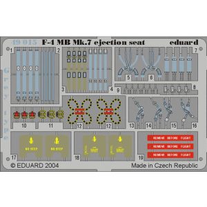 1/48 F-4 Ejection Seat Grey Maket Det, Eduard 49015