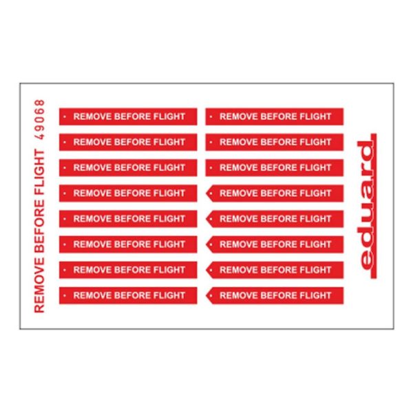 1/48 Remove Before Flight Fabrıc For, Eduard 49068