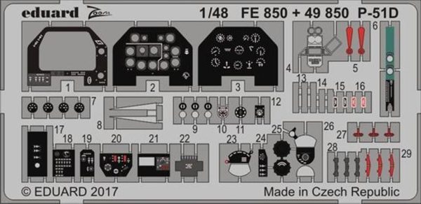 1/48 P-51D İnterior For Meng Maket De, Eduard 49850