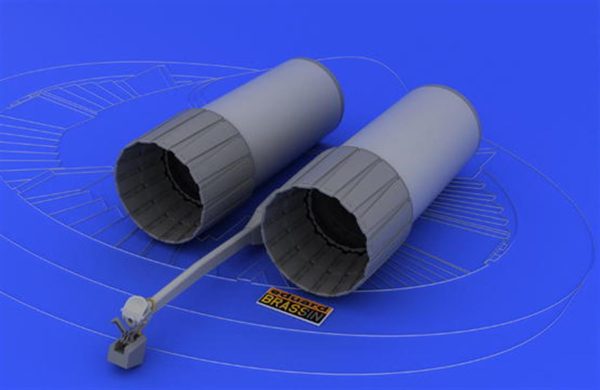 1/48 F-4 Exhaust Nozzles Late For Ha, Eduard 648023 - Görsel 2