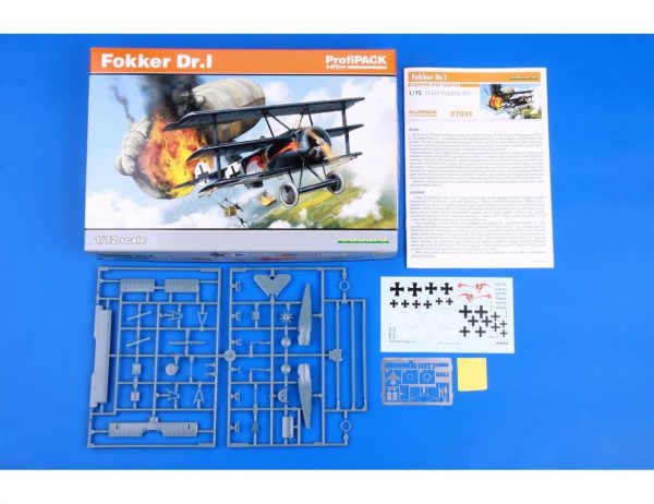 1/72 Fokker Dr.I Uçak Maketi, Eduard 7039 - Görsel 2