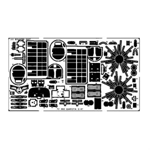 1/72 C-47 Maket Detay Seti, Eduard 72252