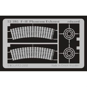 1/72 F-4 Exhaust Maket Detay Seti, Eduard 72395