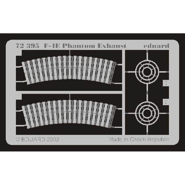1/72 F-4 Exhaust Maket Detay Seti, Eduard 72395