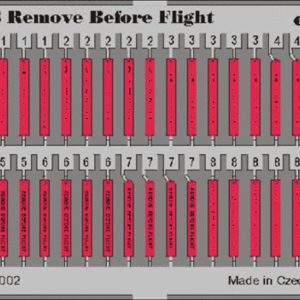 1/72 Remove Before Flight Maket Detay, Eduard 73008