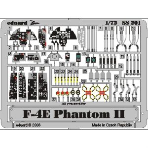 1/72 F-4E Maket Detay Seti, Eduard 73201