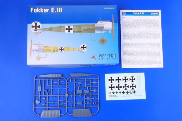 1/72 Fokker E.III Uçak Maketi, Eduard 7444 - Görsel 2