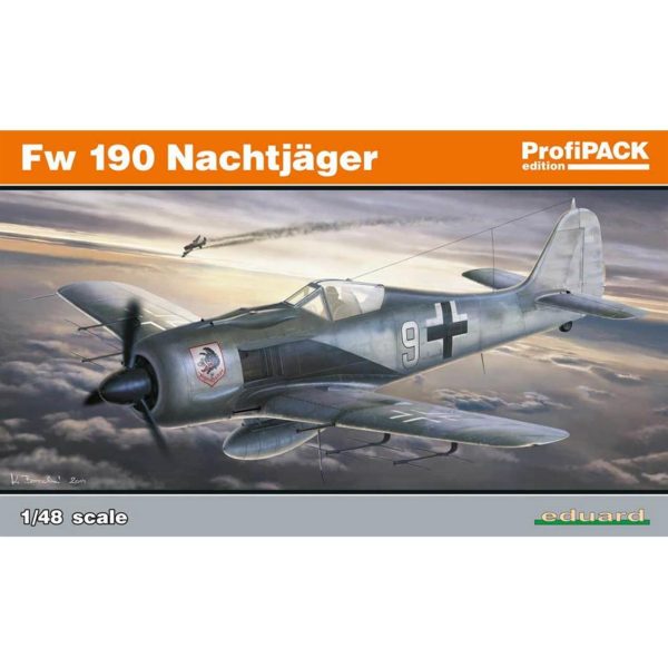 1/48 Fw 190A Nachtjäger Uçak Maketi, Eduard 8177