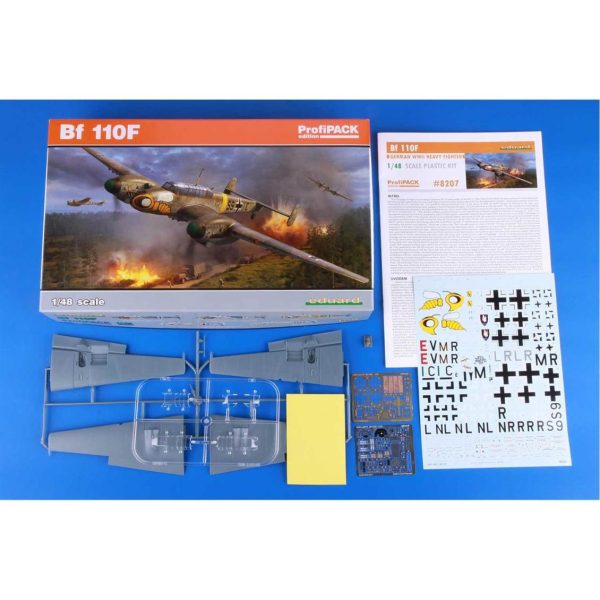 1/48 Bf 110F Uçak Maketi, Eduard 8207 - Görsel 2