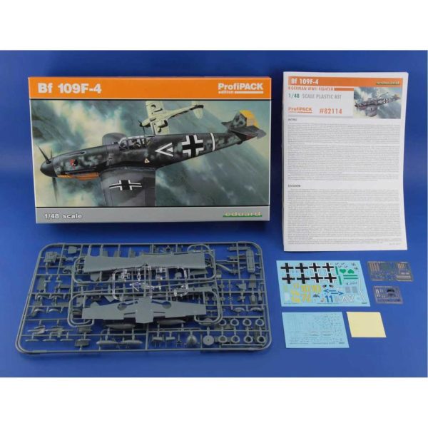 1/48 Bf 109F-4 Uçak Maketi, Eduard 82114 - Görsel 2
