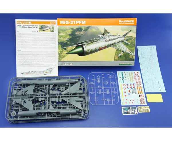 1/48 Mig-21Pfm Uçak Maketi, Eduard 8237 - Görsel 2