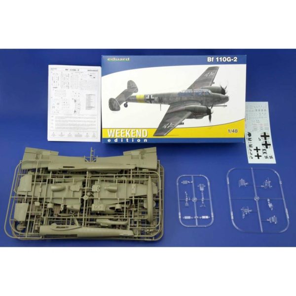 1/48 Bf 110G-2 Uçak Maketi, Eduard 84140 - Görsel 2