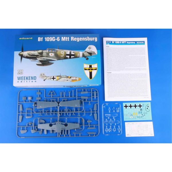 1/48 Bf 109G-6 Mtt Regensburg Uçak MaED84143 - Görsel 2