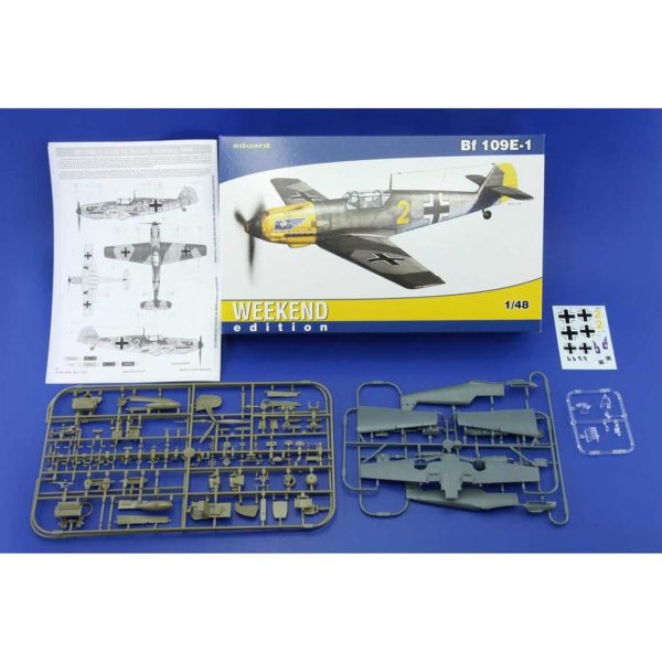 1/48 Bf 109E-1 Uçak Maketi, Eduard 84164 - Görsel 2