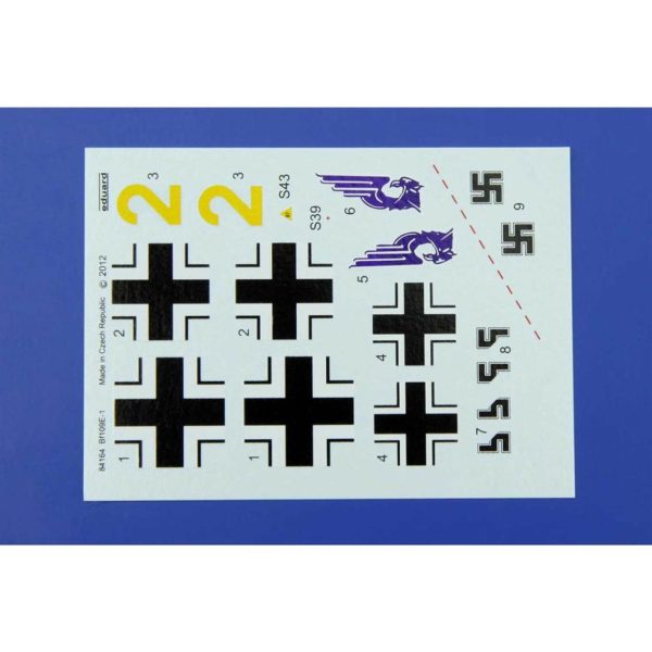 1/48 Bf 109E-1 Uçak Maketi, Eduard 84164 - Görsel 8