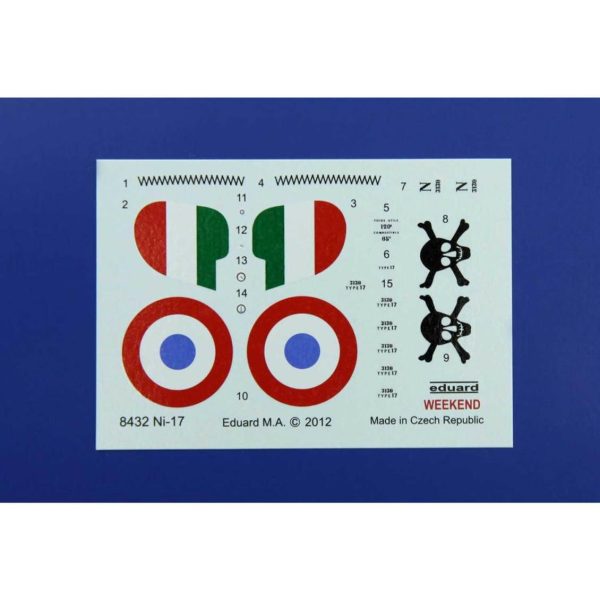 1/48 Nieuport 17 Uçak Maketi, Eduard 8432 - Görsel 6