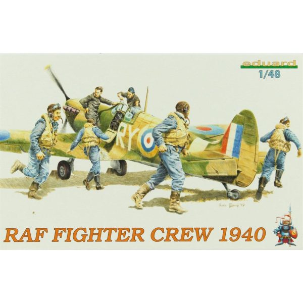 1/48 Raf Fıghter Crew 1940 Figür MaketED8507