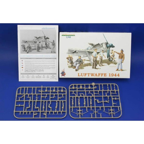1/48 Luftwaffe Fıghter Crew 1944 FigürED8512 - Görsel 2