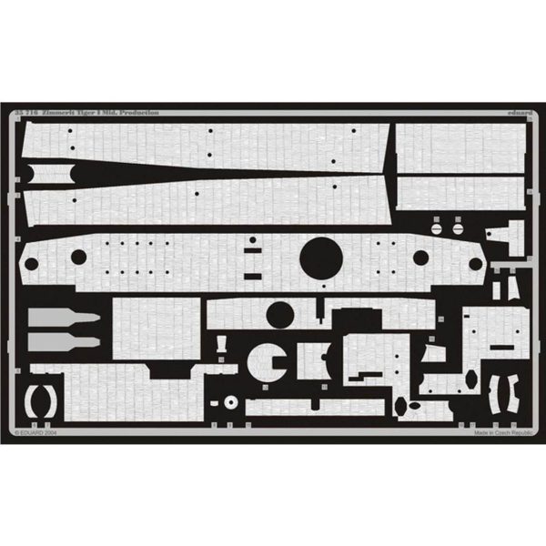 1/35 Tıger I Mid. Production For Ta, Eduard Bıg3527 - Görsel 3