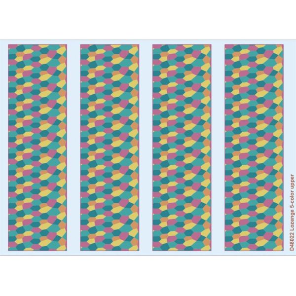 1/48 Lozenge 5-Color Upper Maket Det, Eduard D48022