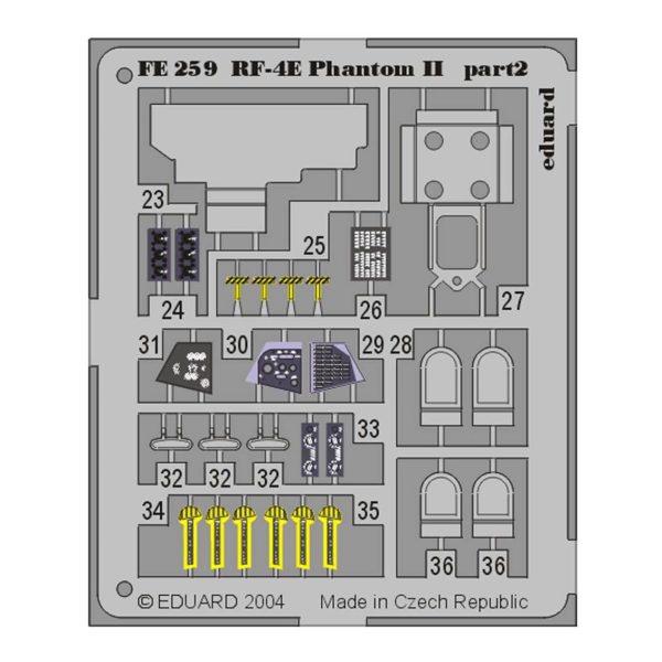 1/48 Rf-4E For Hasegawa Maket Detay S, Eduard Fe259 - Görsel 2