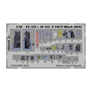 1/48 F-16C/N Block 30/32 S.A. For Tam, Eduard Fe452