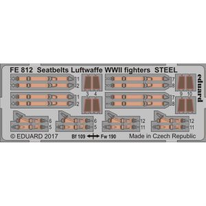 1/48 Seatbelts Luftwaffe WWII Fighter, Eduard Fe812