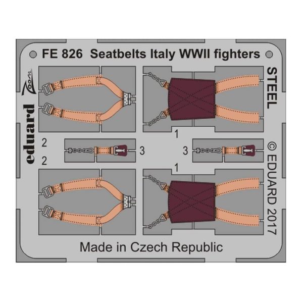 1/48 Seatbelts Italy WWII Fighters St, Eduard Fe826