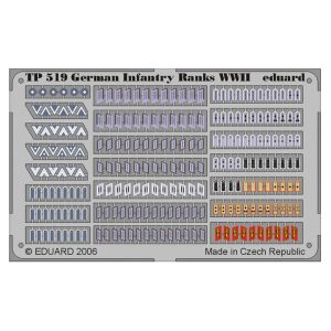 1/35 German Infantry Ranks WWII Maket, Eduard Tp519