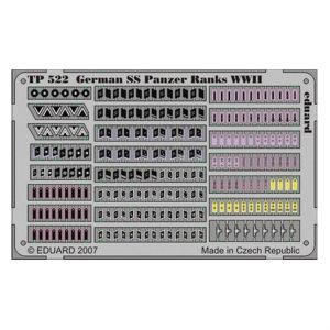 1/35 German Ss Panzer Ranks WWII Make, Eduard Tp522