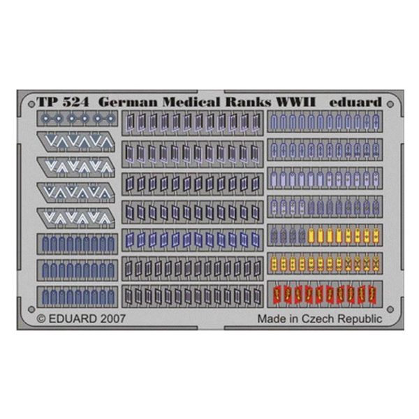 1/35 German Medical Ranks WWII Maket, Eduard Tp524