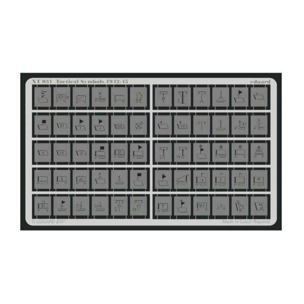 1/35 Tactical Symbols 1942-45 Maket D, Eduard Xt031