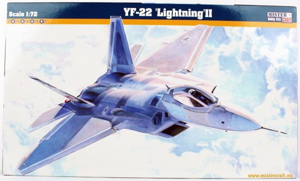 1/72 YF-22 Lightning II Savaş Uçağı Maketi, Mister Craft F007