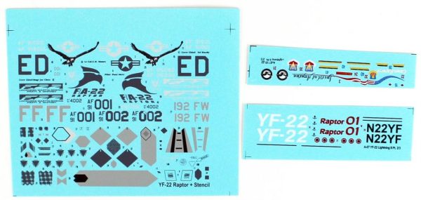 1/72 YF-22 Lightning II Savaş Uçağı Maketi, Mister Craft F007 - Görsel 4