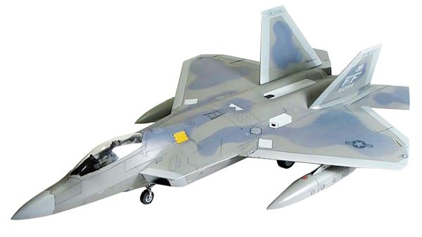 1/72 F-22 Gelişmiş Avcı Uçağı Maketi, Mister Craft F006 - Görsel 4