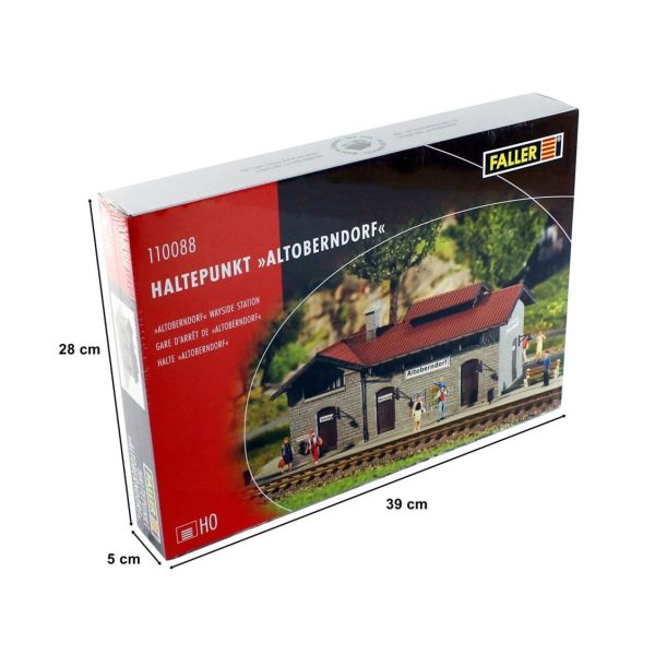 1/87 Altoberndorf Yol Kenarı İstasyonu Maketi, Faller 110088 - Görsel 5