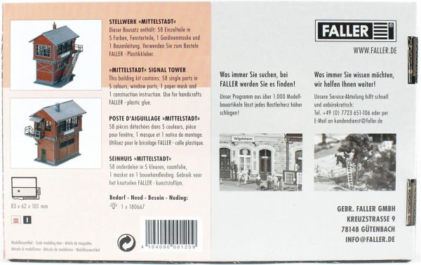 1/87 Mittelstadt Sinyal Kulesi Maketi, Faller 120120 - Görsel 4
