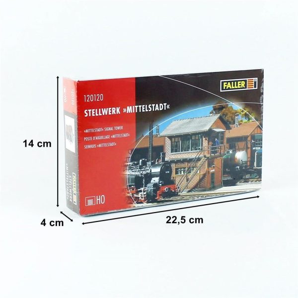 1/87 Mittelstadt Sinyal Kulesi Maketi, Faller 120120 - Görsel 5