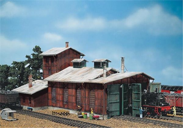 1/87 Çift Hatlı Lokomotif Evi Maketi, Faller 120161