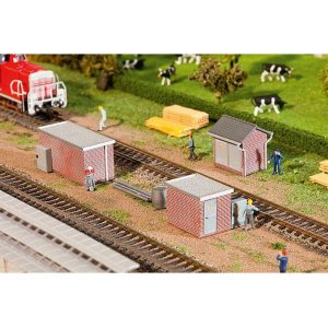 1/87 Tuğla Duvarlı Trafo Kulübesi ( 3 Adet ) Maketi, Faller 120239