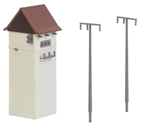 1/87 Trafo Binası ve Direkleri Maketi, Faller 120241 - Görsel 3