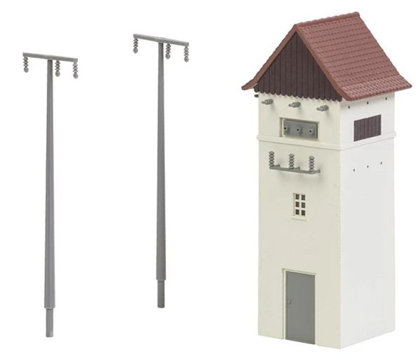 1/87 Trafo Binası ve Direkleri Maketi, Faller 120241 - Görsel 2