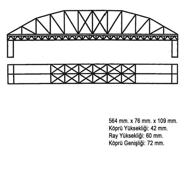 1/87 Kemerli Köprü Maketi, Faller 120482 - Görsel 3