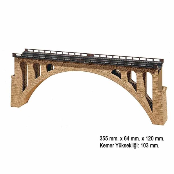 1/87 Kemerli Taş Köprü Maketi, Faller 120533 - Görsel 2