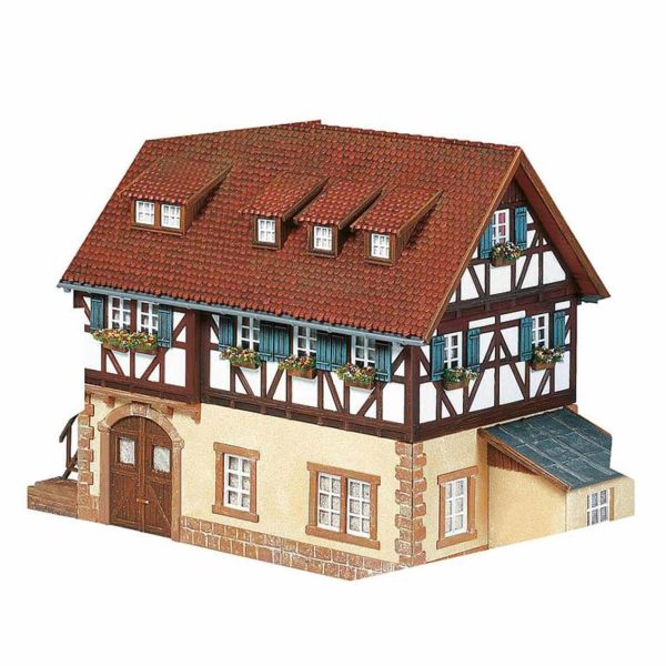 1/87 Yarı Ahşap Ev Maketi, Faller 130266 - Görsel 3