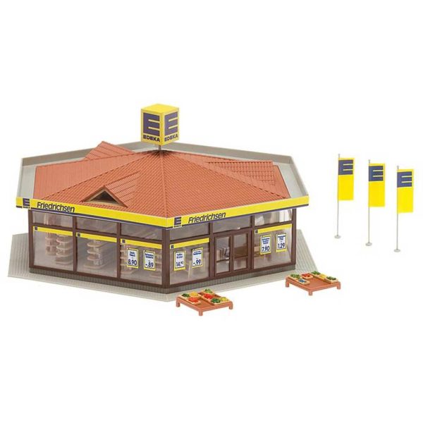 1/87 Edeka Süpermarket Maketi, Faller 130342 - Görsel 2
