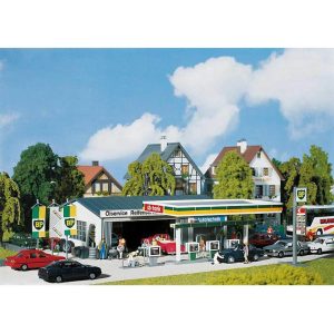 1/87 BP Benzin İstasyonu ve Servisi Maketi, Faller 130345
