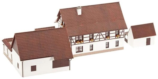 1/87 Avlulu Çiftlik Evi ve Müştemilatı Maketi, Faller 130372 - Görsel 3