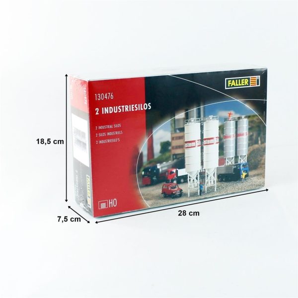1/87 Endüstriyel Silo ( 2 Adet ) Maketi, Faller 130476 - Görsel 4