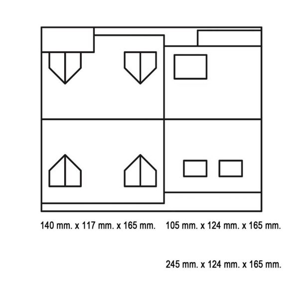 1/87 Tadilat Yapılan Apartmanlar ( 2 Adet ) Maketi, Faller 130494 - Görsel 4